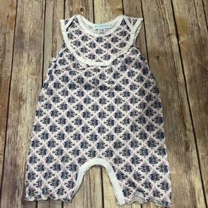 Feather baby fish romper